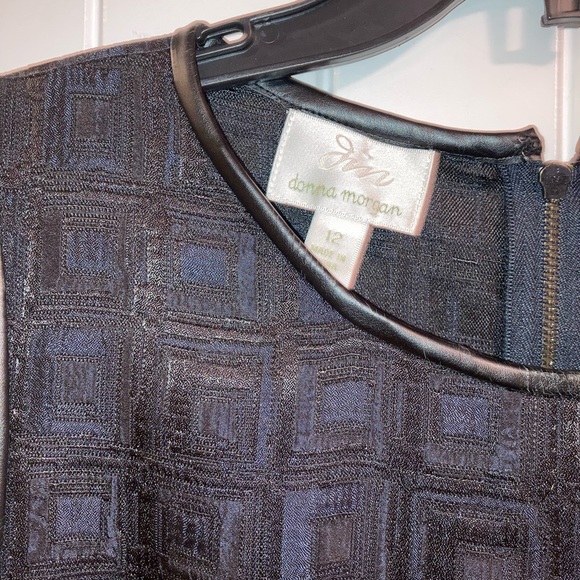 NWT Donna Morgan Sleeveless Navy Blue Dress Women's Size 12 - Picture 11 of 12